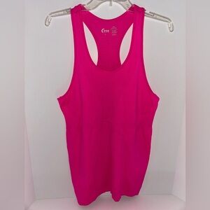 Zyia‎ Active racerback tank copper charged fitted womens hot pink size Large